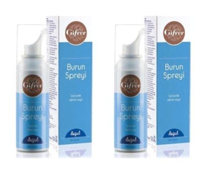 Gifrer Sıvı Deniz Suyu Tekli Sprey Serum Fizyoloji 2x100 ml