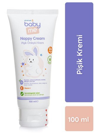 Baby Me Vitaminli Parfümsüz Parabensiz Pişik Kremi 100 ml