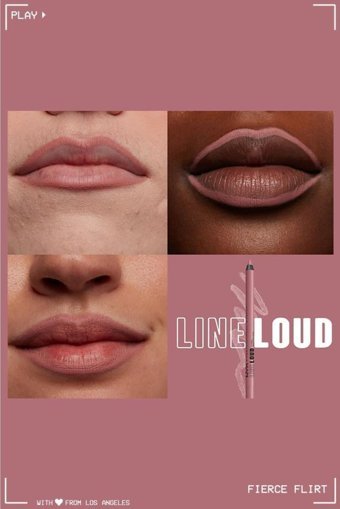 Nyx Professional Makeup Line Loud No:13 Fierce Flirt İnce Mat Dudak Kalemi Gül Kurusu