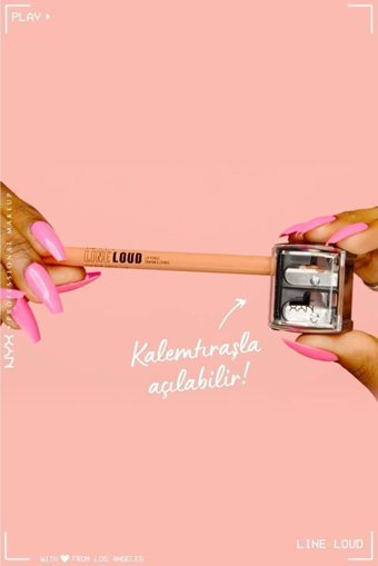 Nyx Professional Makeup Line Loud No:13 Fierce Flirt İnce Mat Dudak Kalemi Gül Kurusu