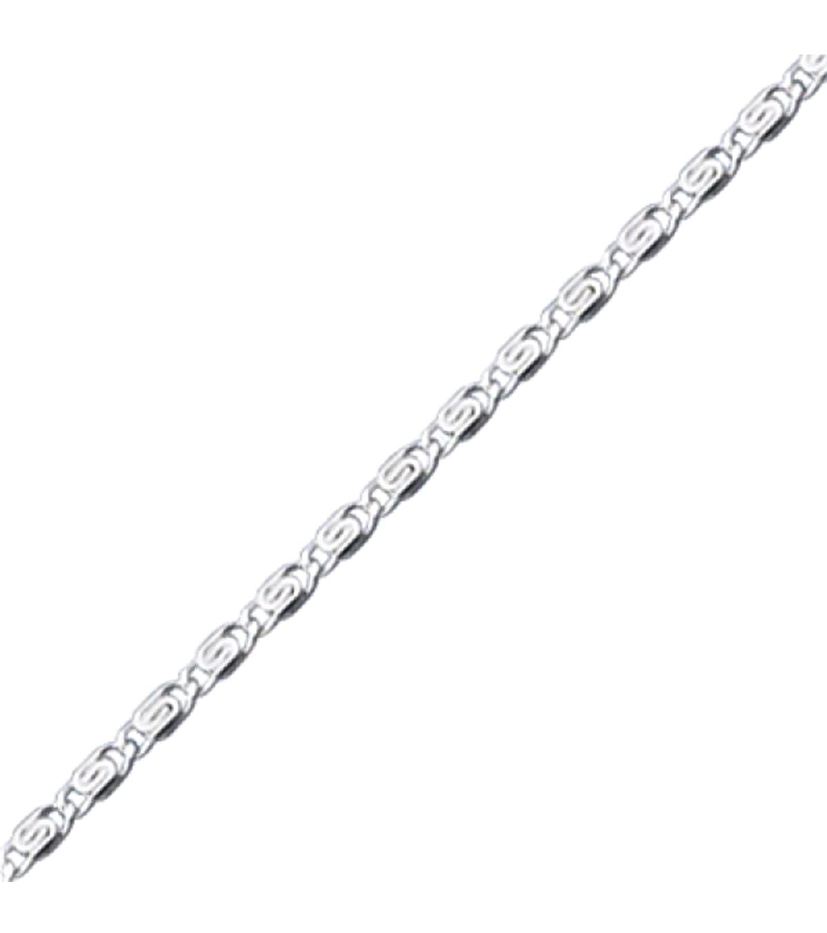 EgeEceSilvers 925 Ayar Kararmayan Figaro Zincir Kadın Gümüş Kolye 45 cm
