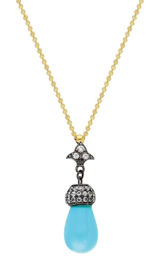 Chavin Jewelry Beyaz Zirkon Taşlı 925 Ayar Altın Kaplama Kararmayan Forse Zincir Kadın Gümüş Kolye 40 cm