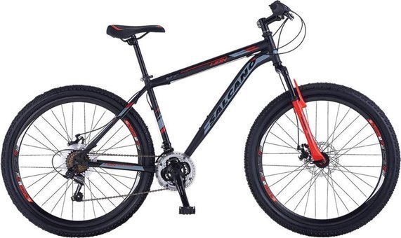 Salcano Lion 27.5 Jant 21 Vites Dağ Bisikleti Siyah-Kırmızı