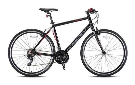 Kron Spx100 V 28 Jant 21 Vites Şehir Bisikleti Kırmızı-Siyah