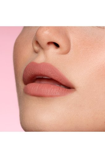 Huda Beauty Pinky Brown Asansörlü İnce Mat Dudak Kalemi Pembe