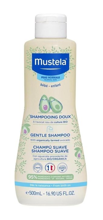 Mustela Baby Göz Yakmayan Hipoalerjenik Yenidoğan Tüm Ciltler İçin Bebek Şampuanı 500 ml