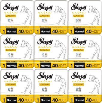 Sleepy Extra Organik 40'lı Normal Günlük Ped