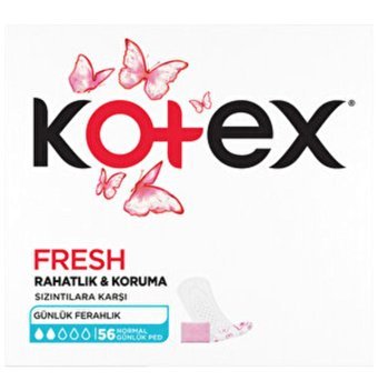 Kotex Fresh Organik 56'lı Normal Günlük Ped
