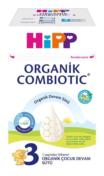 HiPP Combiotic Laktozsuz Tahılsız Glutensiz Organik Probiyotikli 3 Numara Devam Sütü 800 gr