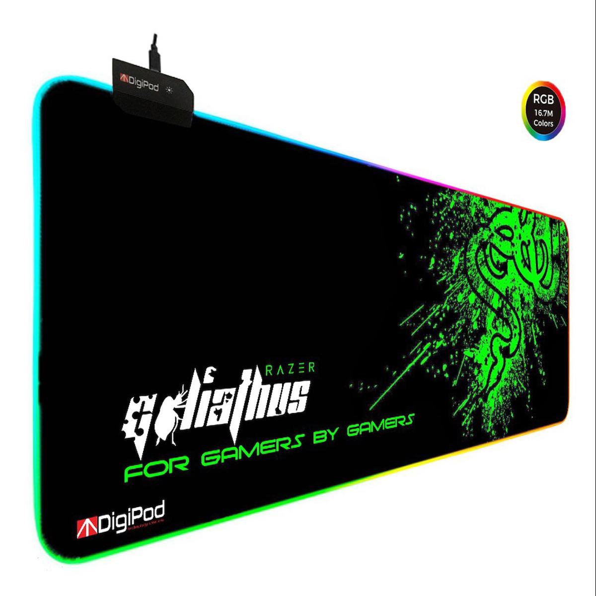 Digipod RGB 70x30 cm XL Gaming Mousepad Bordo