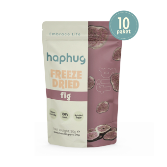Haphug Organik Şekersiz Çekirdeksiz İncir 10x30 gr