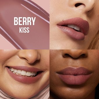 Huda Beauty Lip Blush Creamy Lip & Cheek Stain Berry Kiss  Nemlendiricili Kremsi Likit Ruj 6 ml
