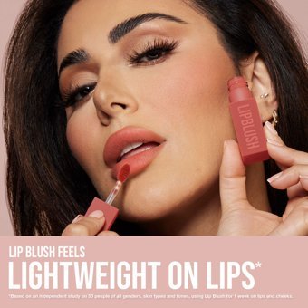 Huda Beauty Lip Blush Creamy Lip & Cheek Stain Rosy Kiss Nemlendiricili Kremsi Likit Ruj 6 ml