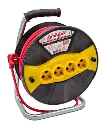 Grangos GRMK2540 3x2,5mm 40MT Makaralı Uzatma Kablo