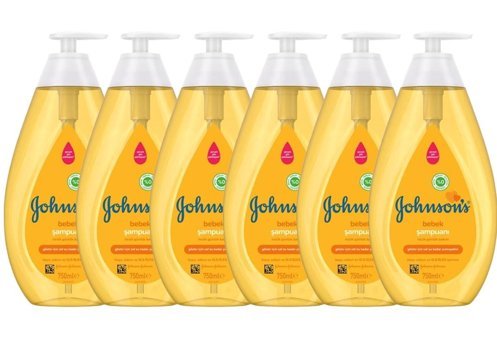 Johnson's Baby Bebek Şampuanı 750 Ml 6 Adet