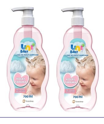 Uni Baby Kolay Tarama Şampuanı 700 Ml X 2 Adet