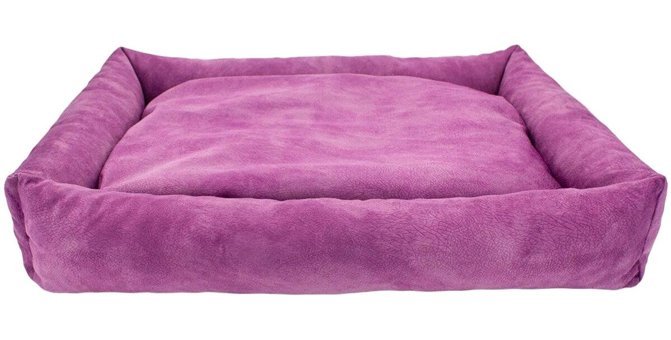 Lepus Yıkanabilir Tek Fonksiyonlu 51x37x5 cm Minder Kedi Yatağı Mor