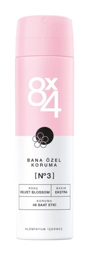 8x4 Velvet Blossom Sprey Kadın Deodorant 150 ml