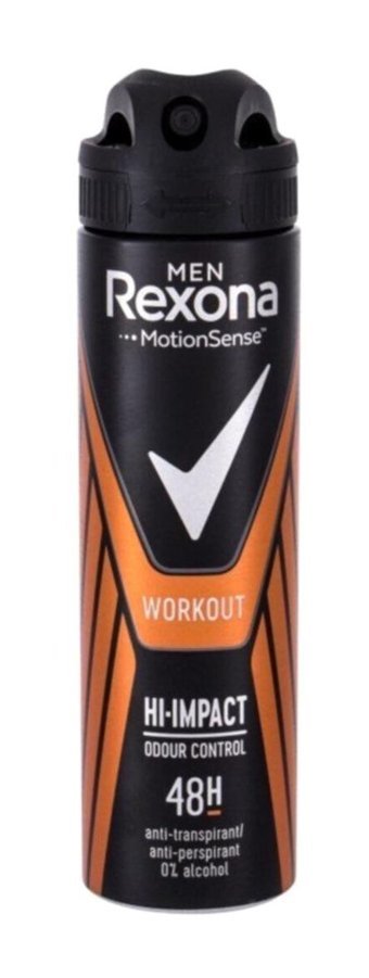 Rexona Workout Hı-Impact Ter Önleyici Antiperspirant Sprey Erkek Deodorant 150 ml
