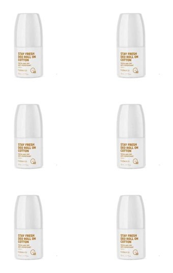 Farmasi Stay Fresh Pudrasız Antiperspirant Roll-On Kadın Deodorant 6x50 ml
