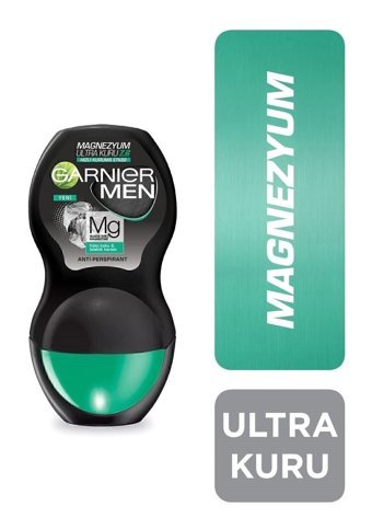Garnier Magnezyum Pudrasız Ter Önleyici Antiperspirant Roll-On Erkek Deodorant 50 ml