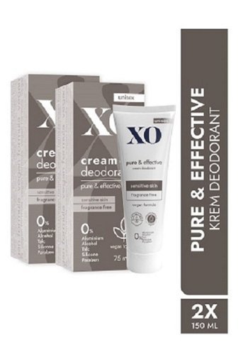 Xo Pure & Effective Pudrasız Krem Unisex Deodorant 150 ml