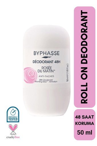 Byphasse Rosse De Martin Pudrasız Roll-On Kadın Deodorant 50 ml