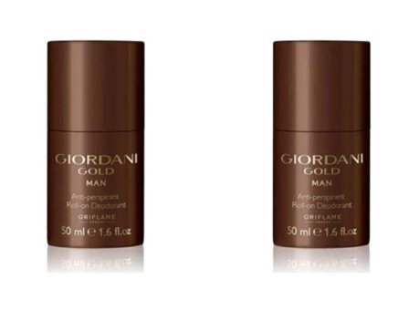 Oriflame Gold Man Pudrasız Antiperspirant Roll-On Erkek Deodorant 2x50 ml