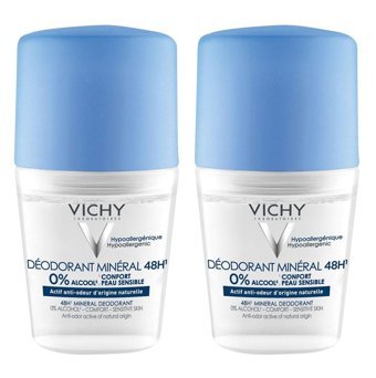 Vichy Mineral Pudrasız Roll-On Unisex Deodorant 2x50 ml