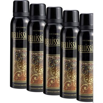 Bellissima Aromel Pudrasız Ter Önleyici Sprey Kadın Deodorant 5x150 ml