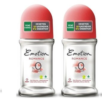 Emotion Romance Pudrasız Roll-On Kadın Deodorant 2x50 ml