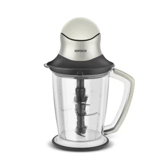 Karaca Multi XXL 1000 W 1.5 lt Plastik Hazneli 6 Bıçaklı Doğrayıcı Gri