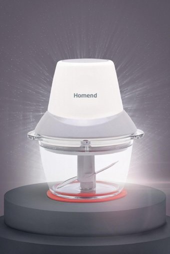 Homend Robochop 2101H 500 W 900 ml Cam Hazneli Çift Bıçaklı Doğrayıcı