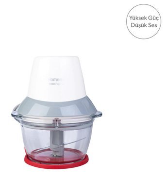 Homend Robochop 2101H 500 W 900 ml Cam Hazneli Çift Bıçaklı Doğrayıcı