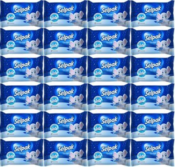 Selpak 10 Yaprak 24'lü Paket Islak Mendil