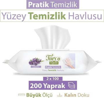 Turco 100 Yaprak 2'li Paket Islak Mendil