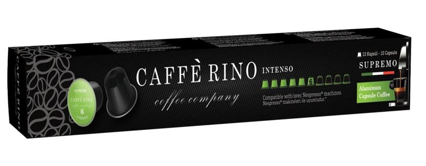 Caffe Rino Supremo 10'lu Espresso Kapsül Kahve