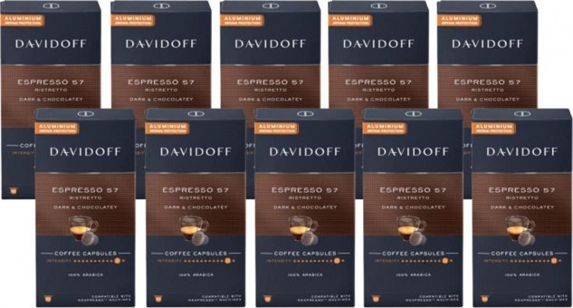 Davidoff Dark And Chocolatey 100'lü Espresso Kapsül Kahve