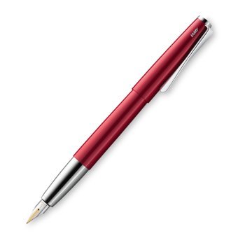 Lamy Studio14K Altın Kaplama EF Kırmızı Dolma Kalem