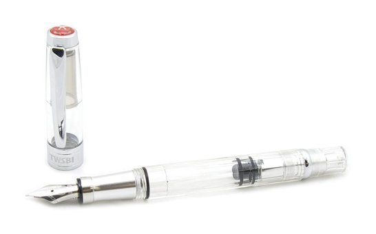 Twsbi 580Al- M7444240 Pistonlu Akrilik Doldurulabilir EF Beyaz Dolma Kalem