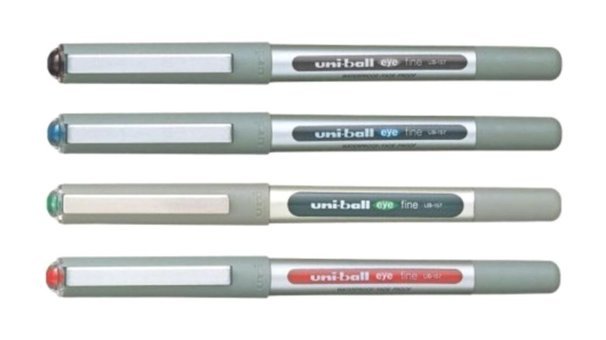 Uni-Ball Eye Fine Ub-157 Metal-Plastik 4 Renkli 0.7 mm Çok Renkli 4'lü Tükenmez Kalem Seti