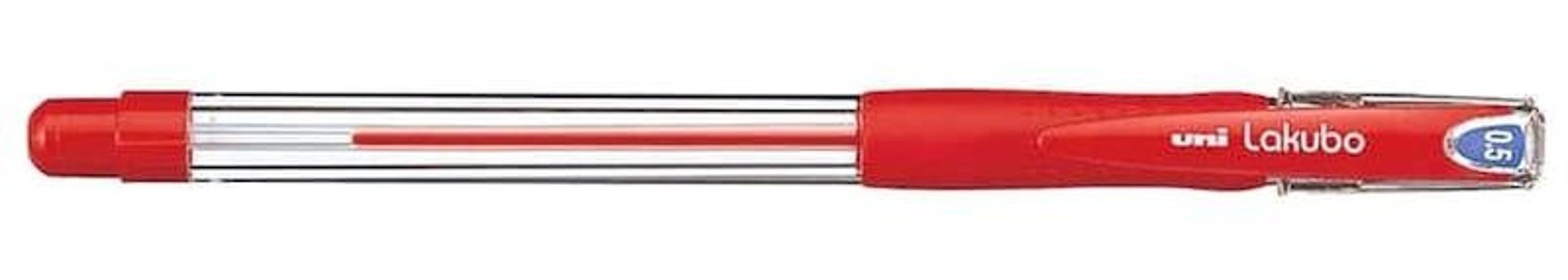 Uni-Ball Sg-100 Plastik Tek Renkli 0.5 mm Kırmızı Tekli Tükenmez Kalem