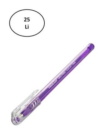 Pensan My-Pen Vision Plastik Tek Renkli 1.0 mm Mor 25'li Tükenmez Kalem Seti