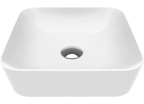 Creavit Ultra Ul040 Klasik Tekli 40 cm Seramik Tezgah Üstü Çanak Lavabo Beyaz