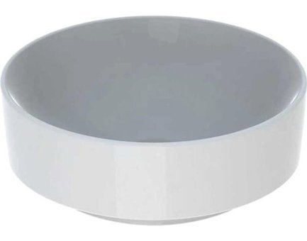 Geberit Variform Klasik Tekli 40 cm Seramik Çanak Yuvarlak Lavabo Beyaz