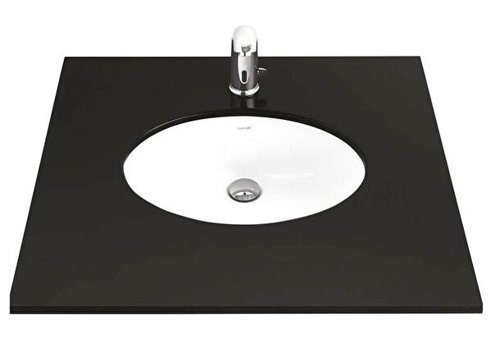 Creavit Tp205 Klasik Tekli 52 cm Seramik Tezgah Altı Dikdörtgen Lavabo Beyaz