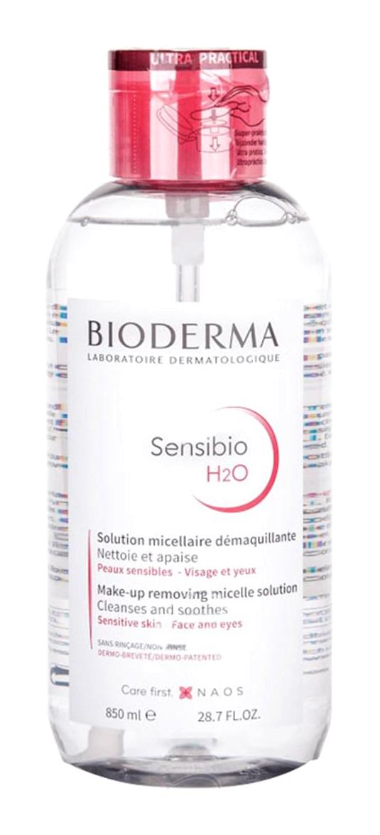 Bioderma Sensibio H2O Alkolsüz Tüm Ciltler Su Bazlı Yüz Temizleme Suyu 850 ml