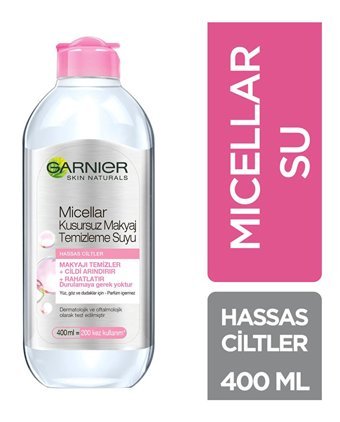 Garnier Micellar C Vitaminli Hassas Ciltler Yağ Bazlı Yüz Temizleme Suyu 400 ml