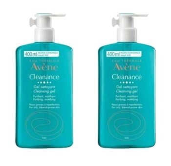 Avene Akne Karşıtı Karma ve Yağlı Ciltler Su Bazlı Yüz Temizleme Jeli 2x400 ml
