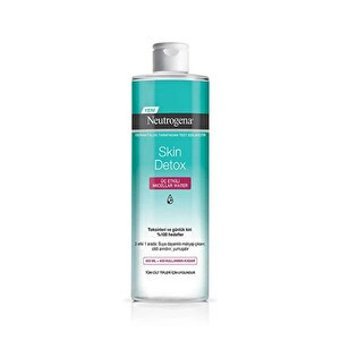Neutrogena Skin Detox Alkolsüz Tüm Ciltler Su Bazlı Yüz Temizleyici Su 400 ml